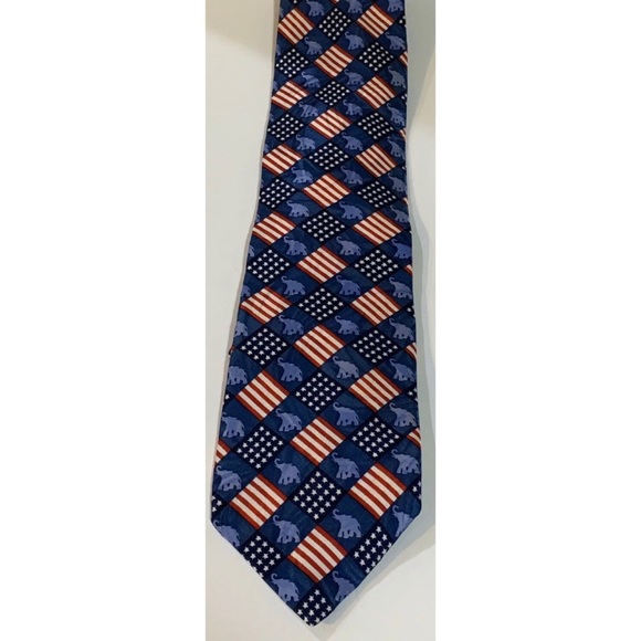 Ralph Marlin Other - Ralph Marlin Republican Silk Tie